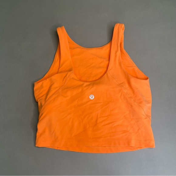 Lululemon Align High-Neck Tank Top Orange Soda Size 4 - Picture 3 of 6